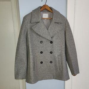 Grey Peacoat